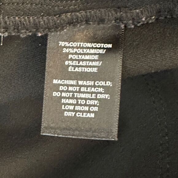 Lafayette 148 New York Bootcut Stretch Jean Pant Black Size 8 - Picture 5 of 5